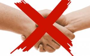 no shakehand